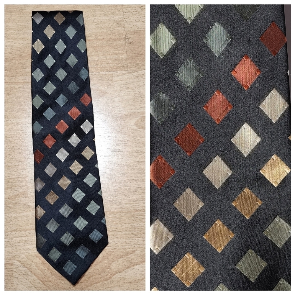 100% silk tie- Allyn Saint George